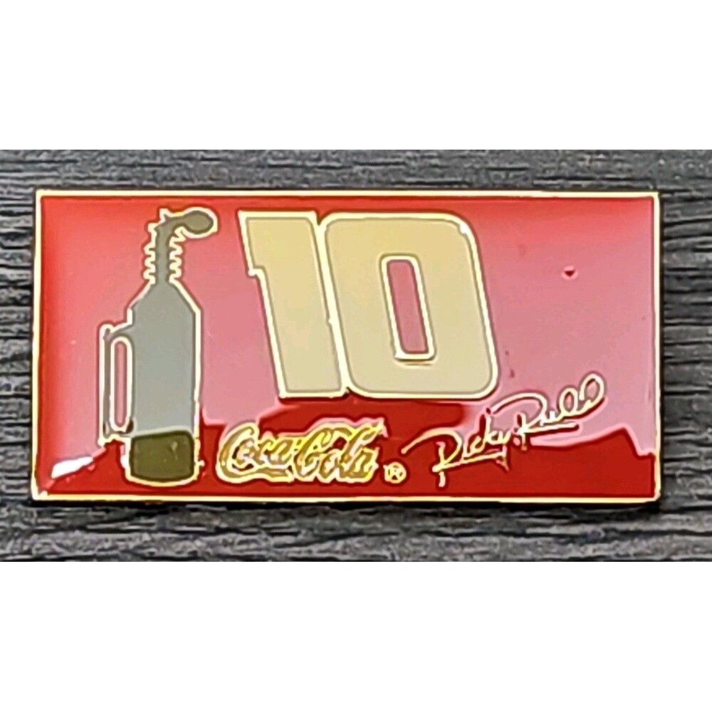 #10 RICKY RUDD PIN Coca-Cola NASCAR HAT PIN , TIE PIN 90’s